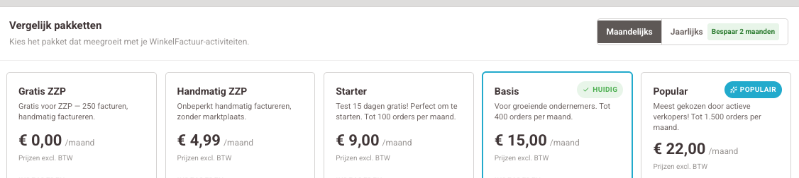 Gratis ZZP → Popular