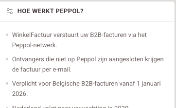 Hoe werkt Peppol?
