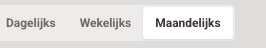 Dagelijks · Wekelijks · Maandelijks